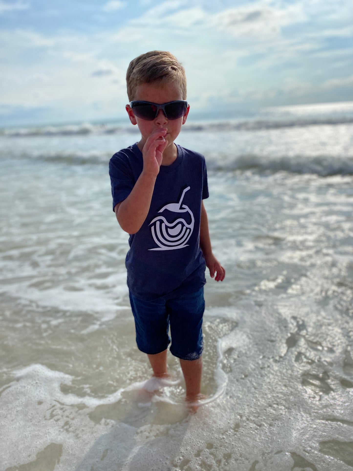 Coconut Vibes Unisex Kids Graphic Tee
