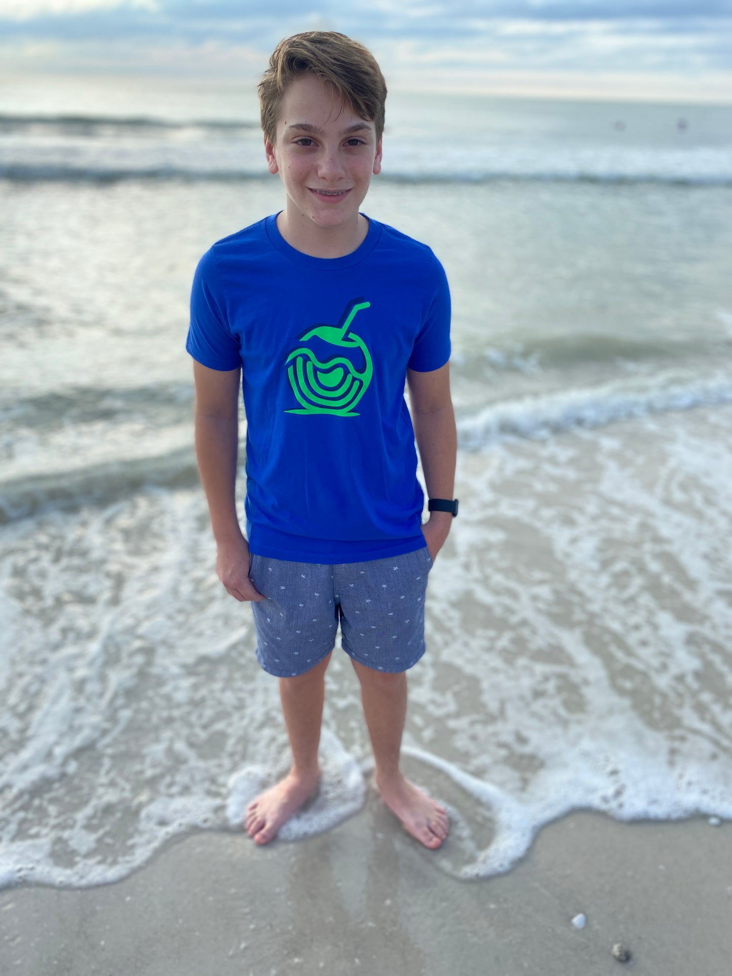 Coconut Vibes Unisex Kids Graphic Tee
