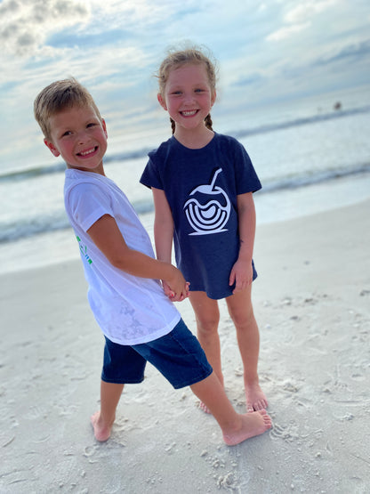 Coconut Vibes Unisex Kids Graphic Tee