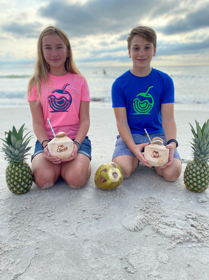 Coconut Vibes Unisex Kids Graphic Tee