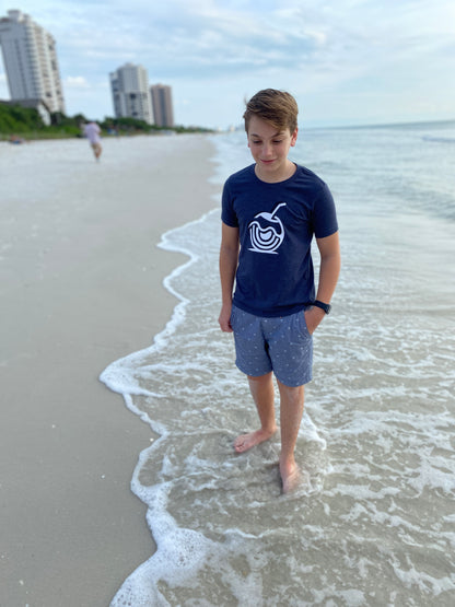 Coconut Vibes Unisex Kids Graphic Tee