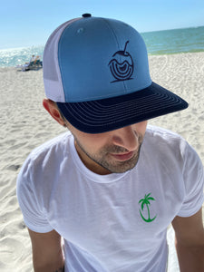 Coconut Vibes Snapback Trucker Hat